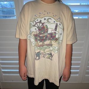 quilted design t shirt